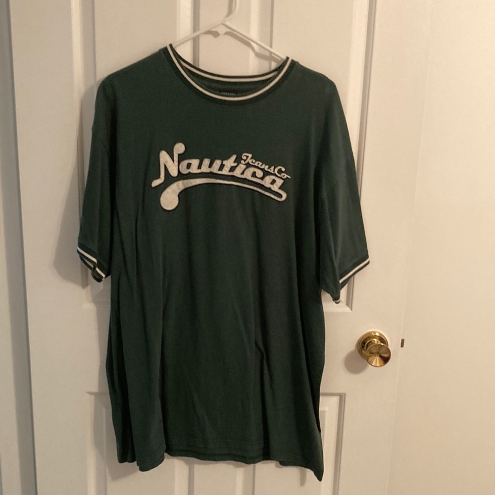 Nautica Green Short Sleeve T-Shirt